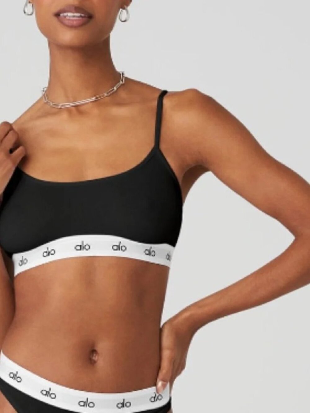 ALO Yoga Black Icon Cami Bra, Size: XS, NWOT